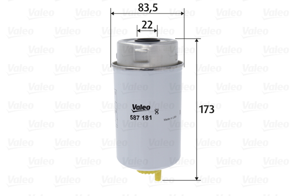 VALEO 587181 Filtro carburante